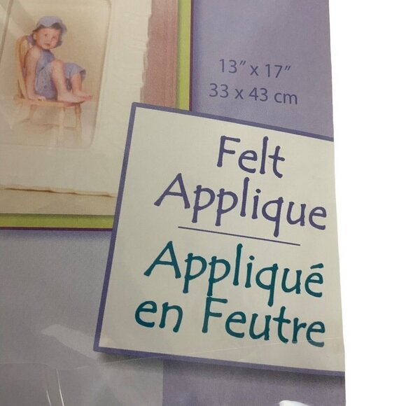 Dimensions Lil Tots Felt Appliqué Our Little Princess Birth Date Banner 73398 - Picture 2 of 4